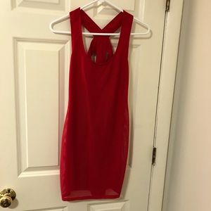 BCBG red dress